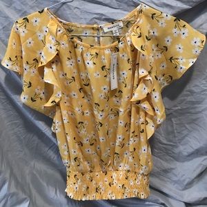 Monteau summer flower shirt size XL